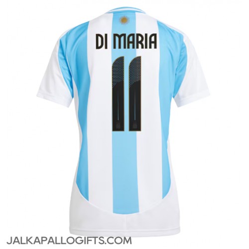 Argentiina Angel Di Maria #11 Kotipaita Naiset Copa America 2024 Lyhythihainen